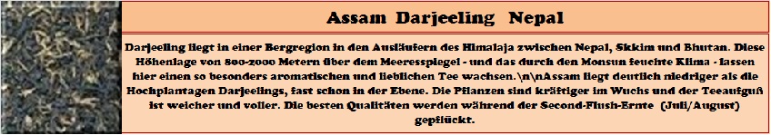 Assam Darjeeling Tee