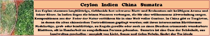 Ceylon Indien Tee
