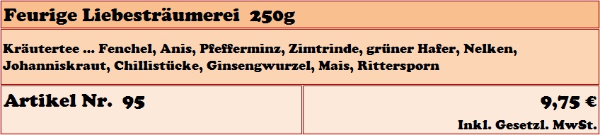 Feuriger Liebestraum